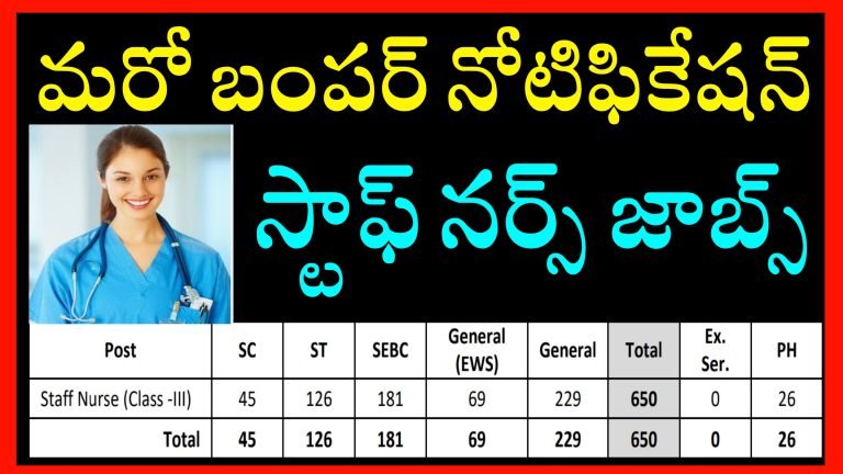 IKDRC staff nurse recruitment 2023 | Staff nurse latest jobs | Nursingjobs in telugu