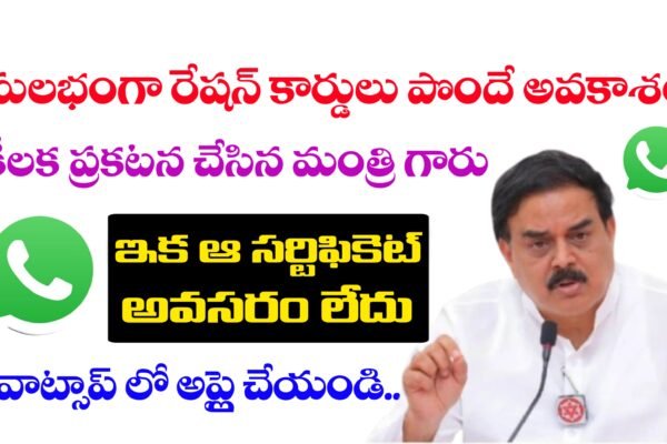 AP New Ration Cards Application Process