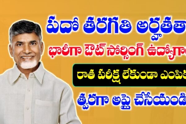 AP Outsourcing Jobs Recruitment 2025 in Telugu