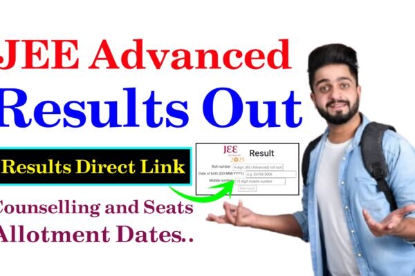 JEE Advanced Results Direct Link