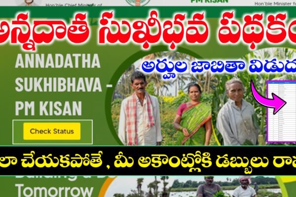 అన్నదాత సుఖీభవ పథకం