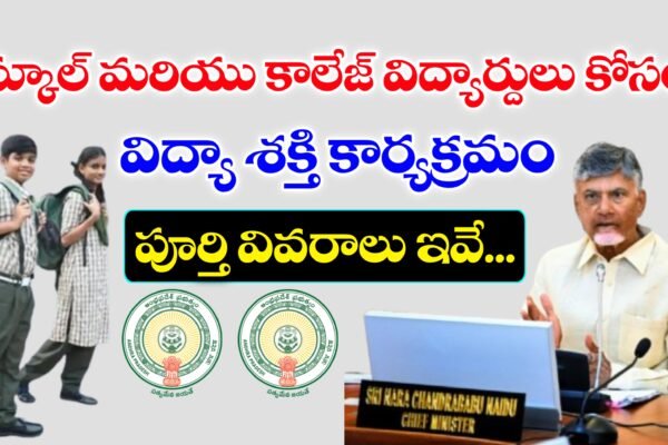 విద్యా శక్తి కార్యక్రమం వివరాలు