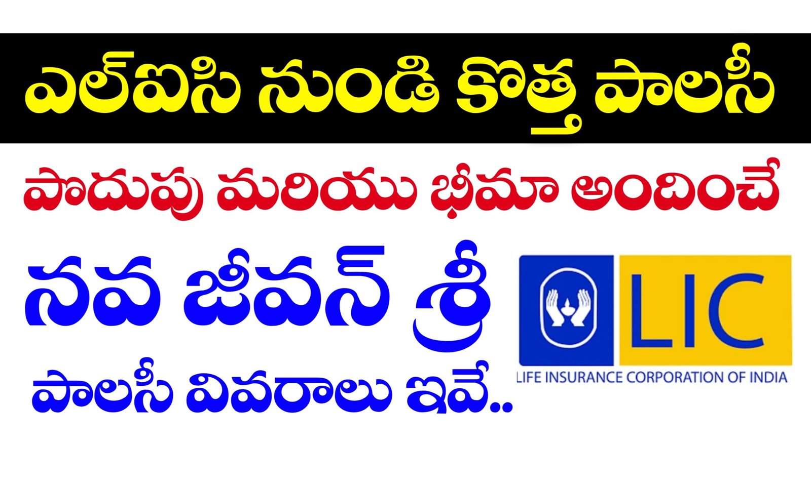 నవ జీవన్ శ్రీ పాలసీ