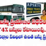 AP Free Bus travel Scheme Details