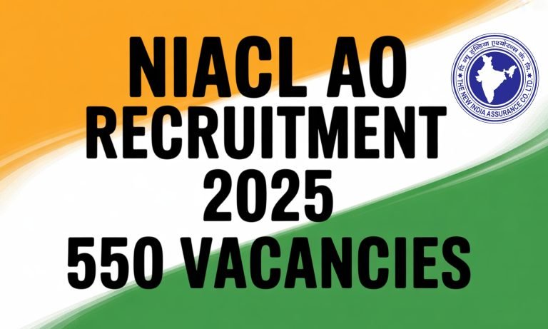 NIACL Administrative Officer Notification 2025 | Age, syllabus, Qualification, Salary, Apply Process