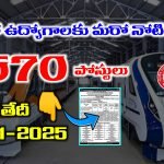 RRB JE Recruitment 2025 in Telugu