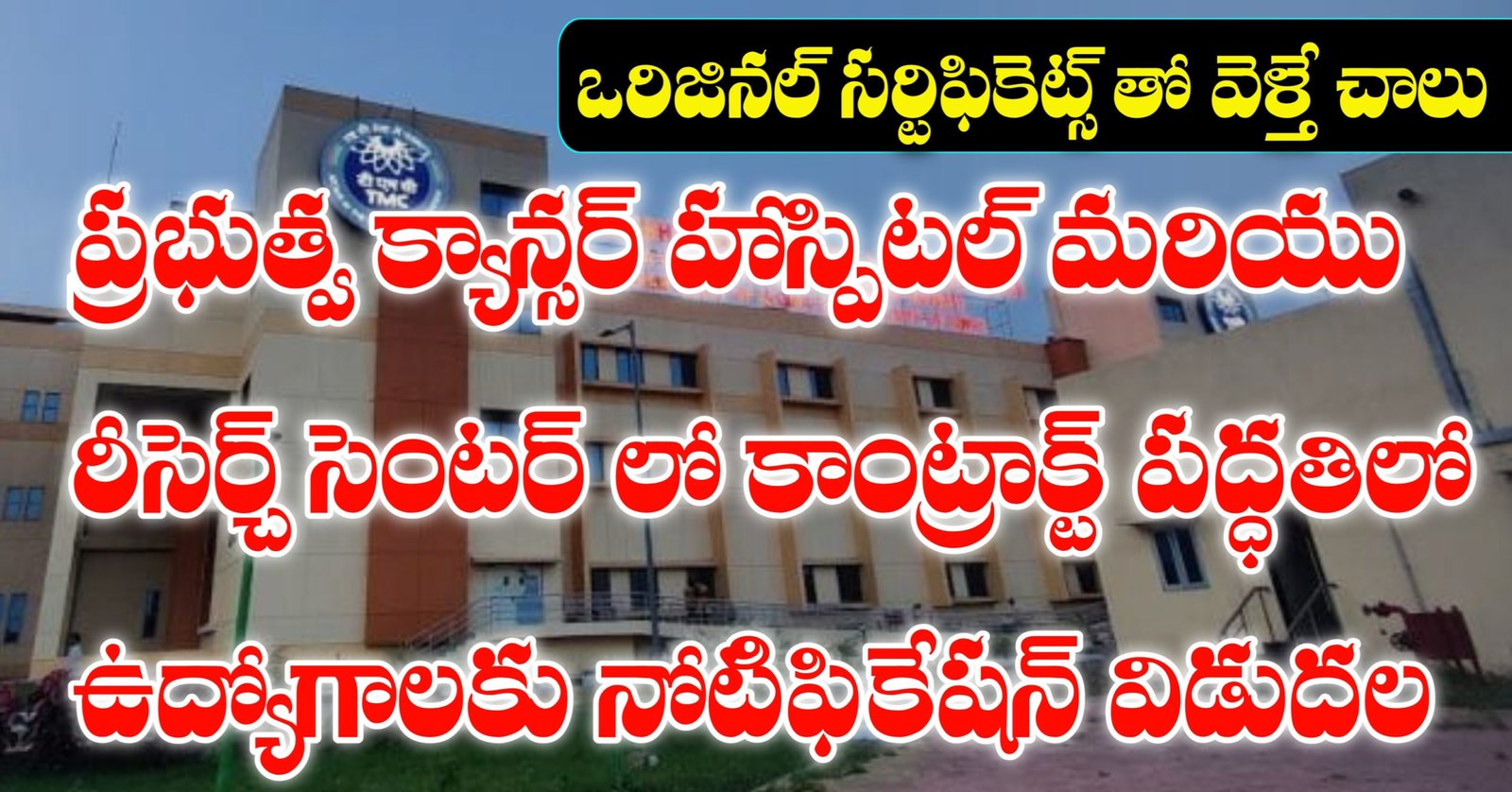 TMC Visakhapatnam Jobs