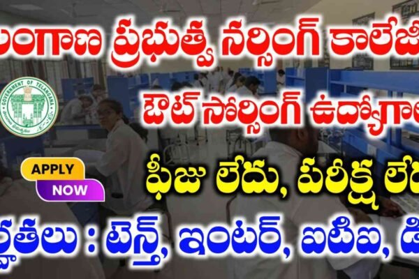 Telangana Outsourcing Jobs Notification 2026