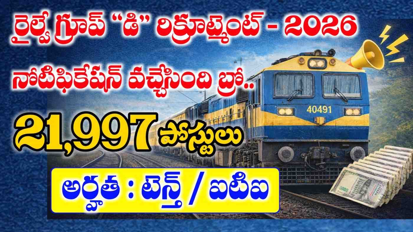 Railway Group D syllabus in Telugu