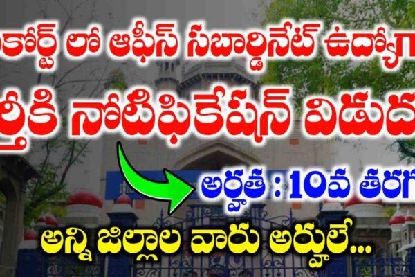 Telangana High Court Office Subordinate Syllabus