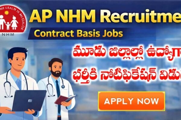 Andhra Pradesh Contract Basis Jobs Recruitment 2026