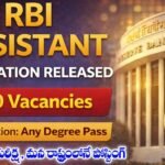 RBI Assistant Jobs Notification 2026