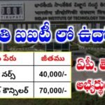 IIT Tirupati Notification 2026