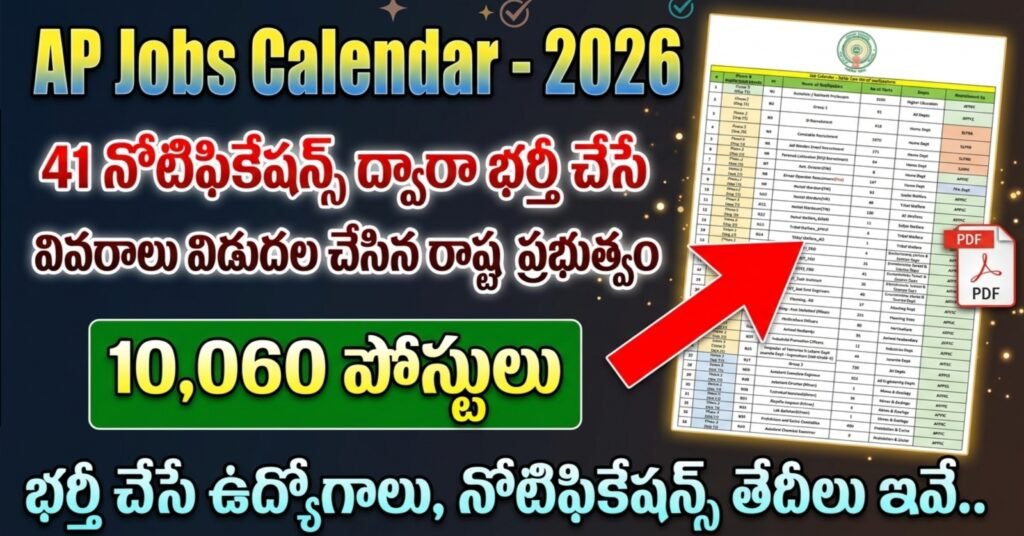AP Jobs Calendar 2026 Vacancies pdf