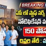Andhrapradesh Staff Nurse Jobs Recruitment 2026