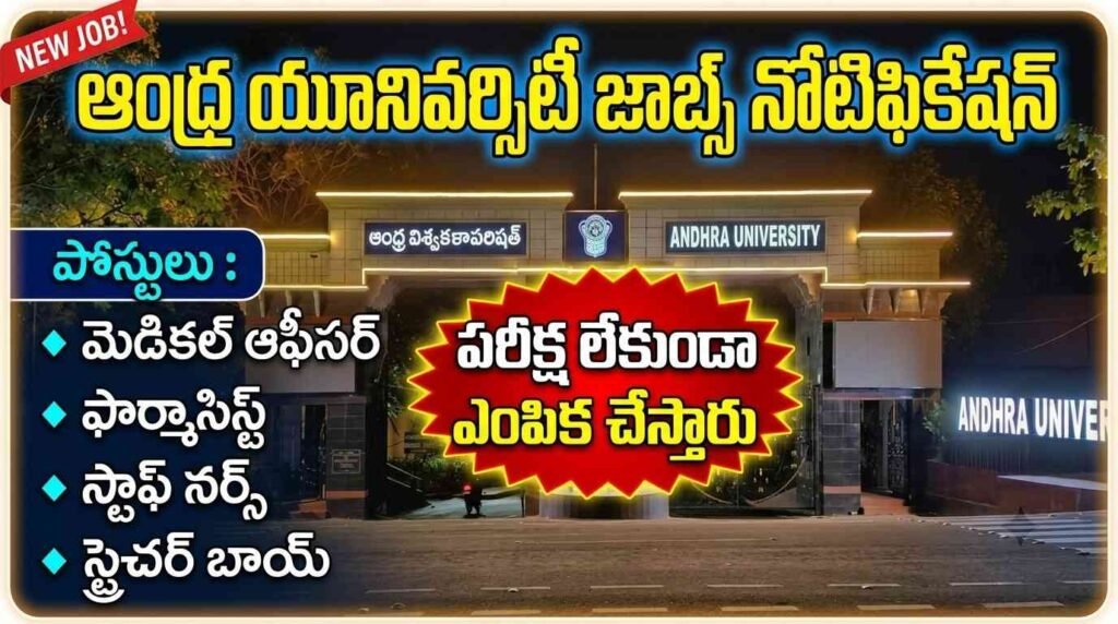 Andhra University Walk-in Interview