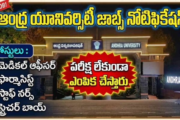 Andhra University Walk-in Interview