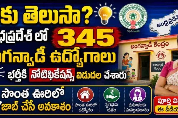 Anganwadi Jobs Recruitment 2026
