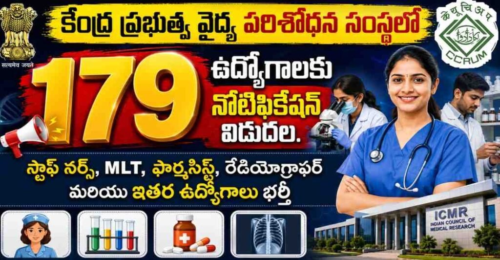 CCRUM Recruitment 2026